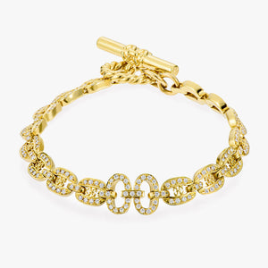Links Chain Bracelet Yellow Gold