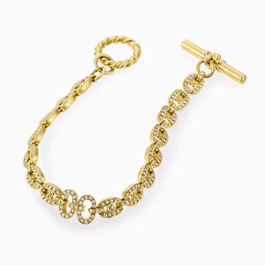 Links Chain Bracelet Yellow Gold