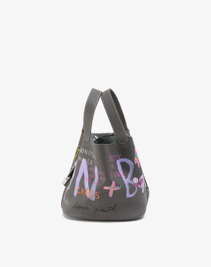 Large Cube Bag in Grey