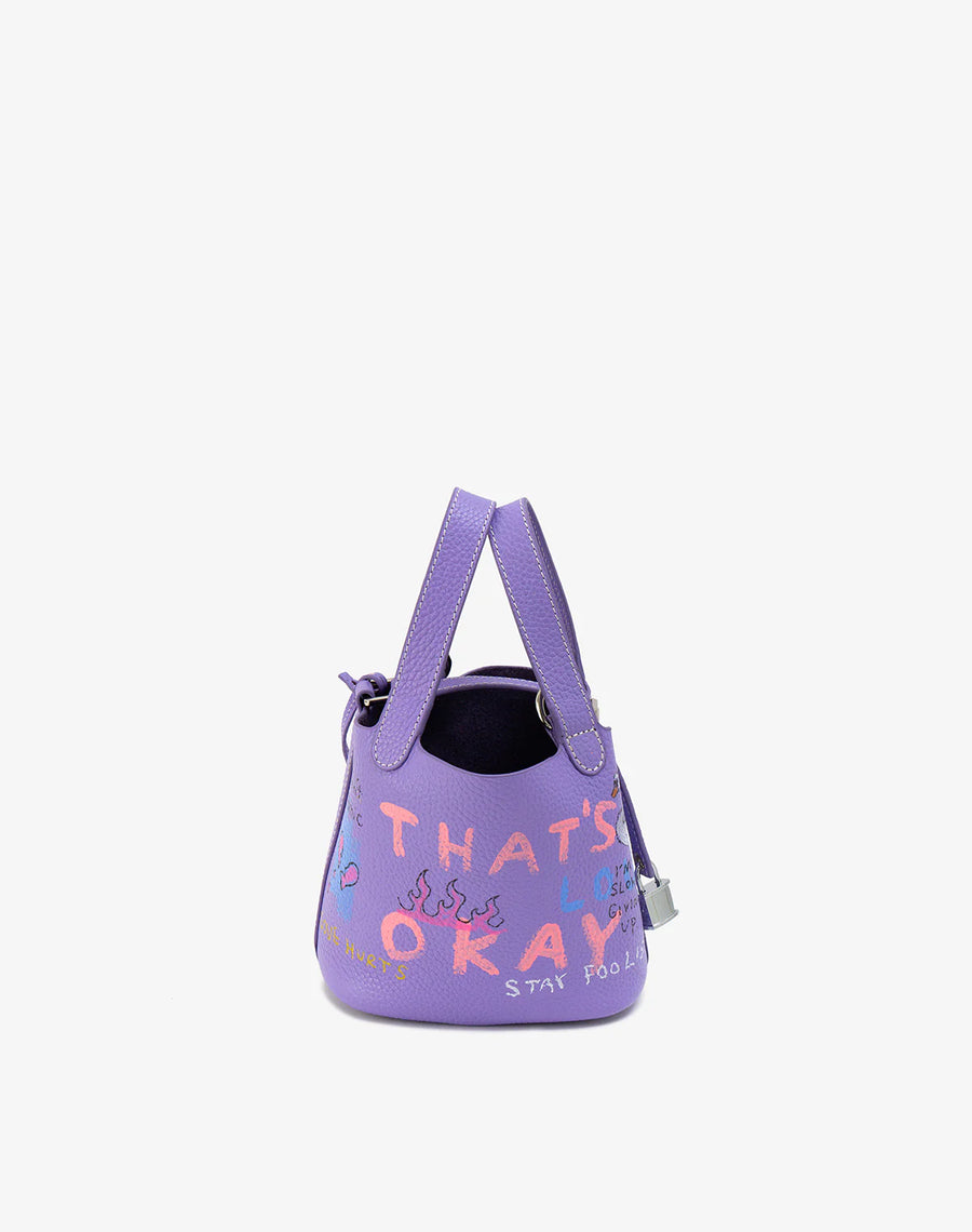 Mini Cube Bag in Lavender