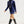 Load image into Gallery viewer, Aldrin Dress In Navy/Navy Pinstripe
