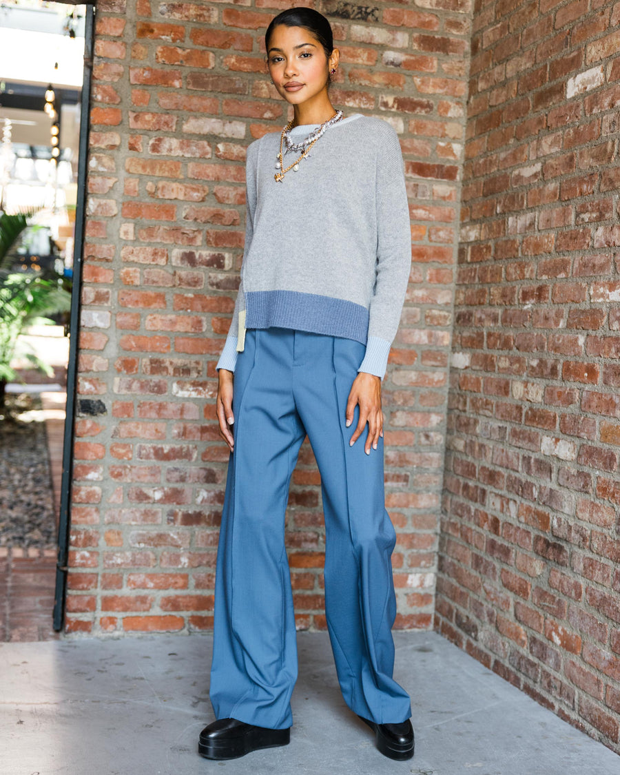 Blue Stitch Front Seam Pants AW24