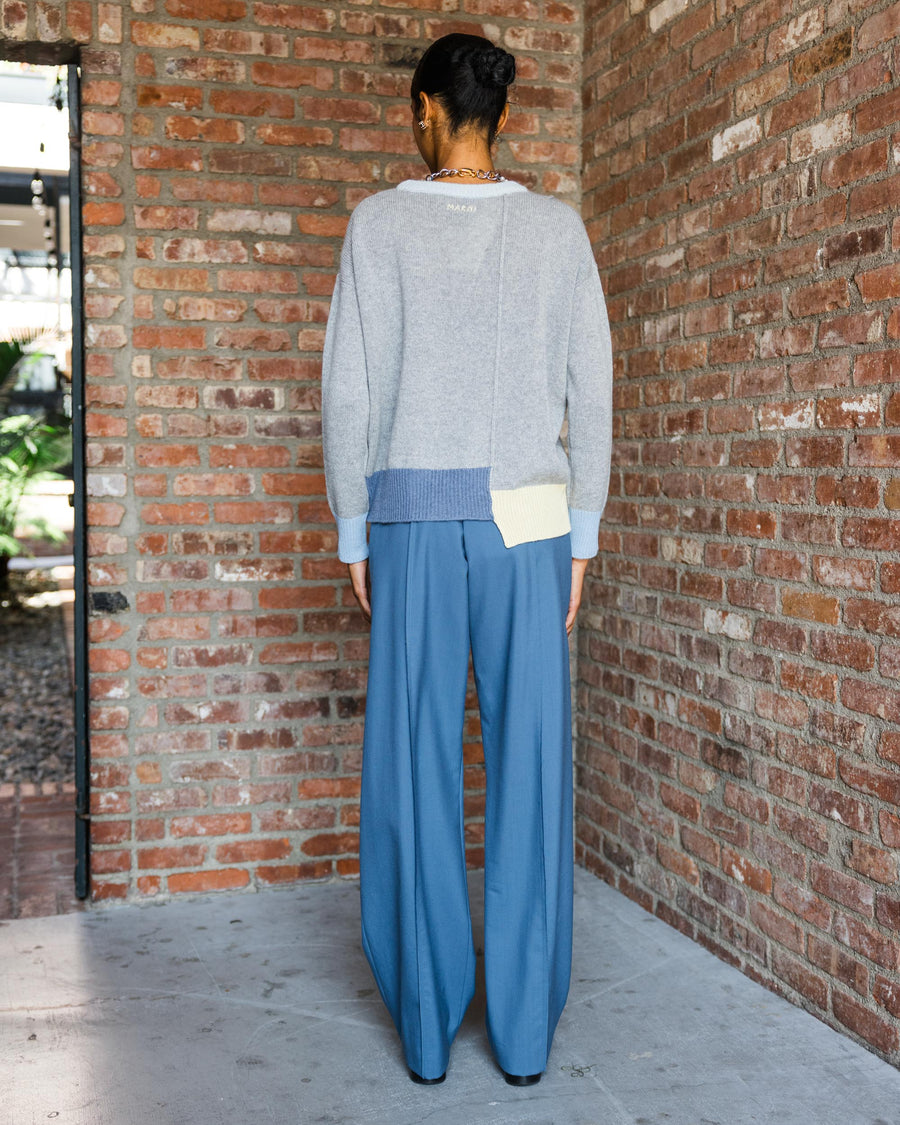 Blue Stitch Front Seam Pants AW24