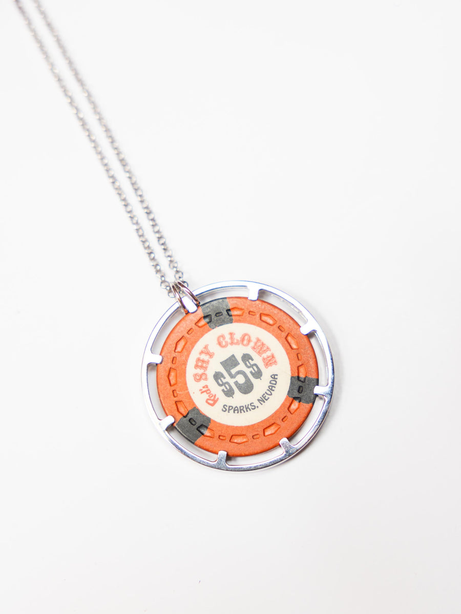 Rod's Shy Clown Poker Chip Necklace