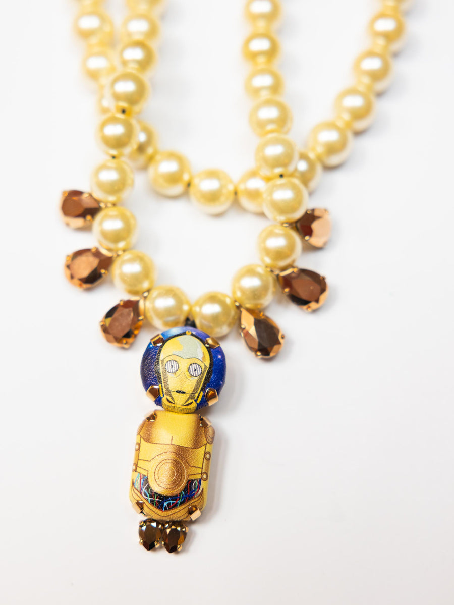 C-3PO Pearl Necklace