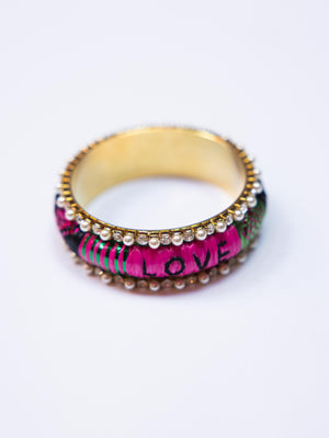 Fuschia Love Bangle