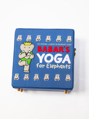 Babar Yoga for Elephants Square Bag w/ Crossbody Strap