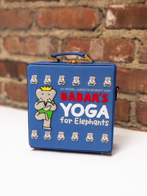 Babar Yoga for Elephants Square Bag w/ Crossbody Strap