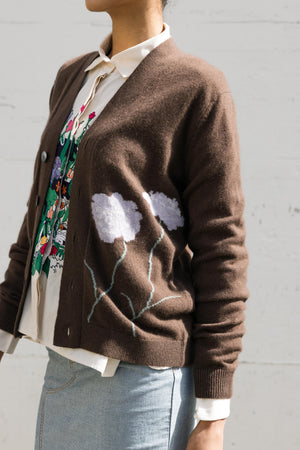 Limited Edition Cashmere Floral Cardigan