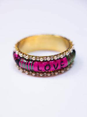 Fuschia Love Bangle