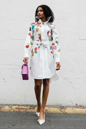 Marni SS24 Floral Front Button Dress