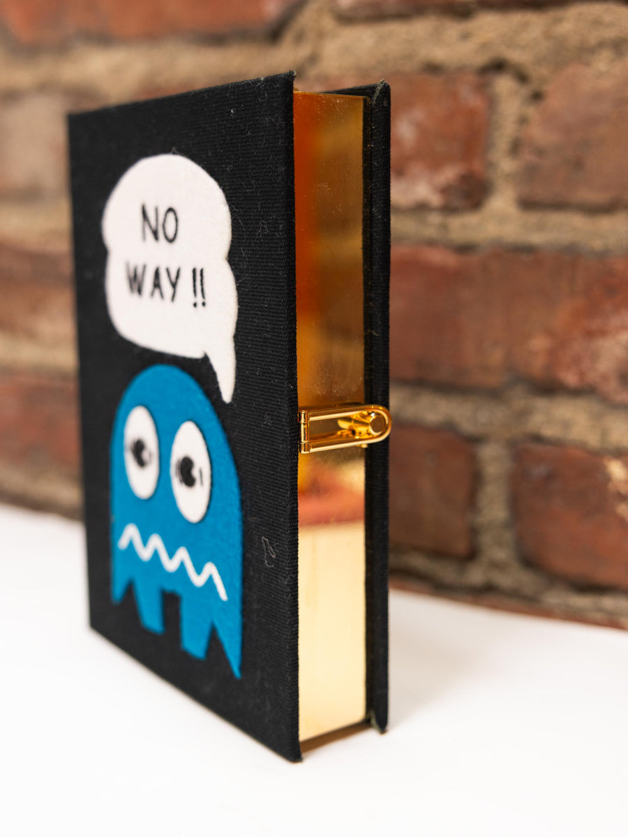 No way!! Pac-Man Book Clutch w/ Crossbody Strap