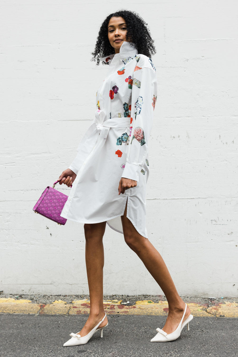 Marni SS24 Floral Front Button Dress