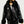 Load image into Gallery viewer, FAUX Mutton Jacket With Splash Embroideries in Black
