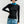Load image into Gallery viewer, RIBBED FINE WEIGHT TOP in Black/Blue
