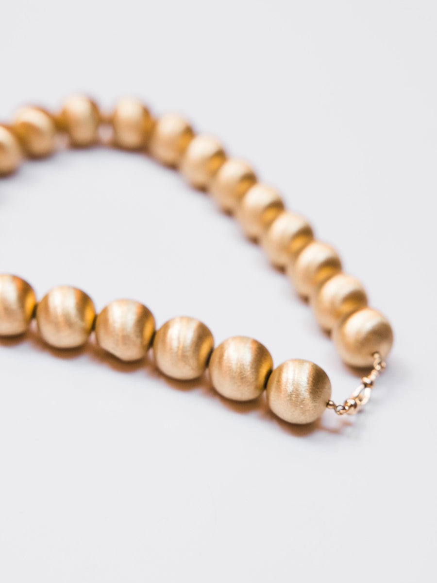 14K Gold Chain Boule Finition