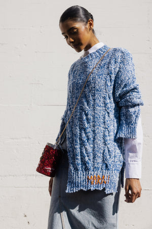 Marni Light Blue Roundneck Sweater