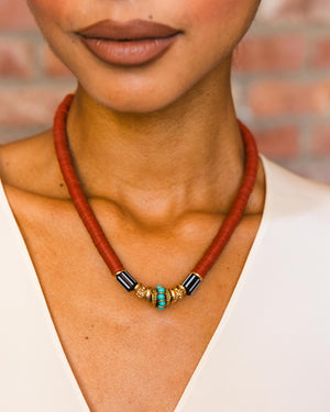 Red Puka Necklace