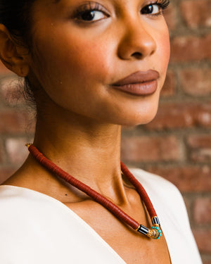 Red Puka Necklace