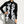Load image into Gallery viewer, SS Cotton Shirt in Black w/ White Ribbons
