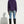 Load image into Gallery viewer, Cashmere crew-neck style sweater in Purple w/ Flower Pot

