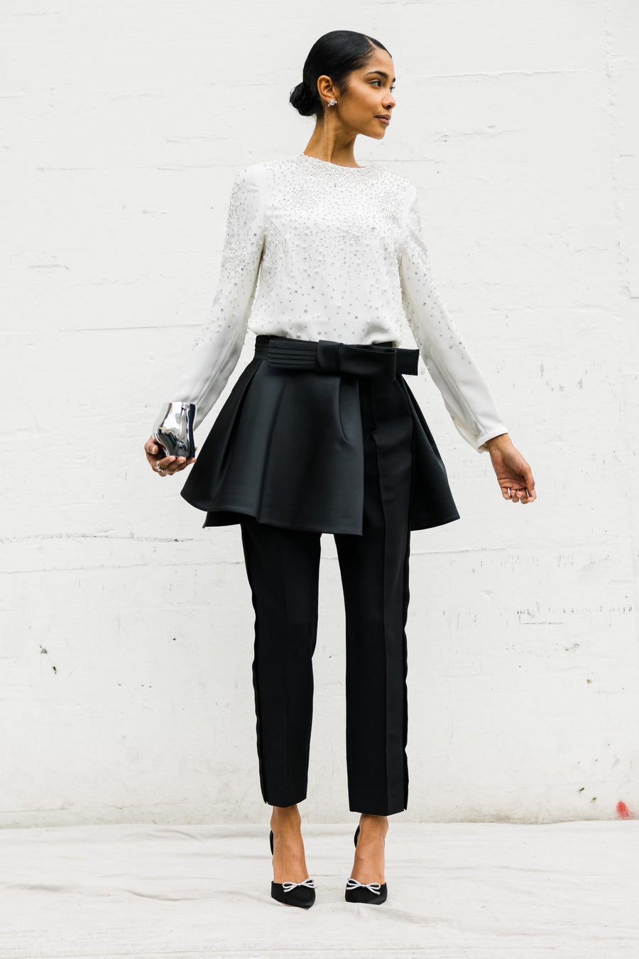 Belt Skirt In Black