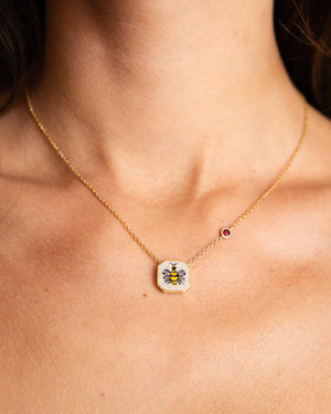 Honey Bee Gold Necklace