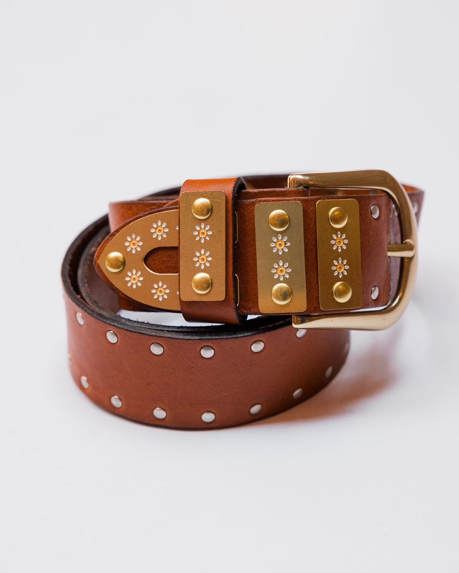 Nanni Brown Belt w/ Daisies