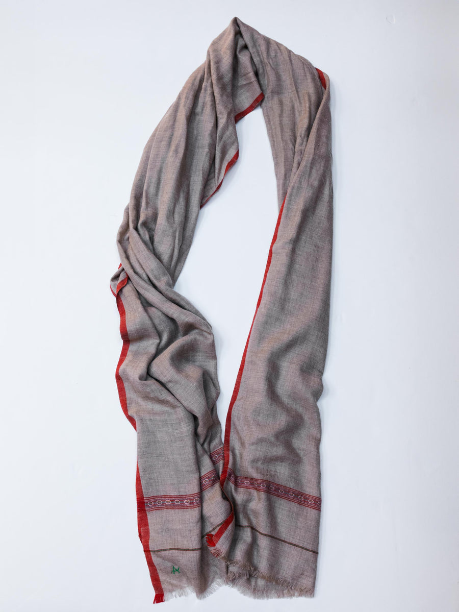 Dussa Cashmere Shawl Scarf in Beige