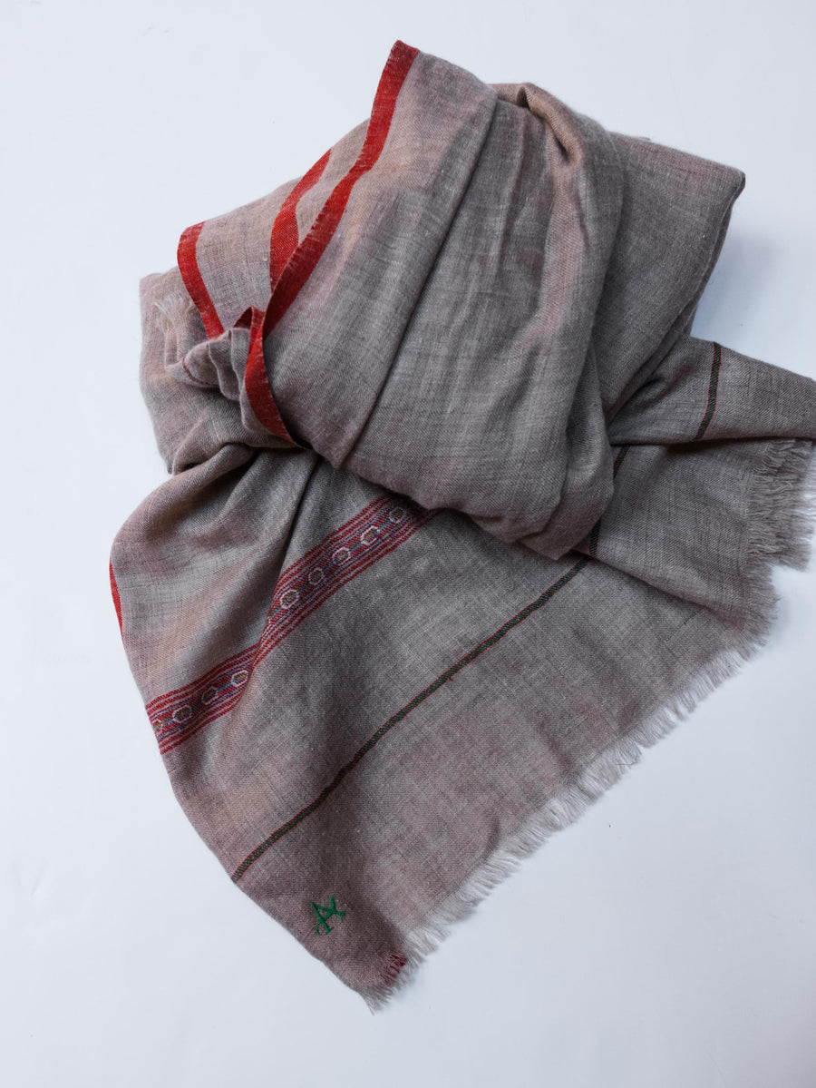 Dussa Cashmere Shawl Scarf in Beige