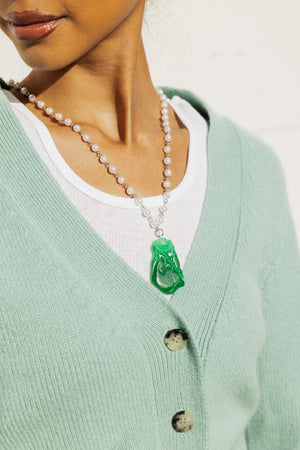 Jade Pearl Necklace