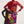 Load image into Gallery viewer, SALVAGED SARI PUSSYBOW SHIRT IN RED
