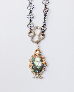 Precieux Entrecroisements - Short Necklace with Diamonds