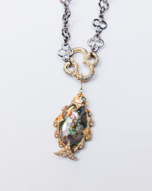 Precieux Entrecroisements - Short Necklace with Diamonds