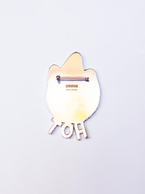 Emoji Bling Hot Brooch