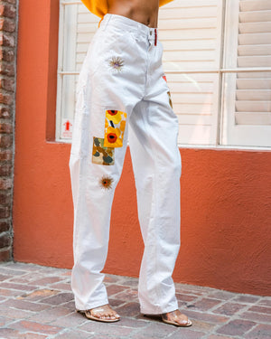 Carpenter Pants in White No.2