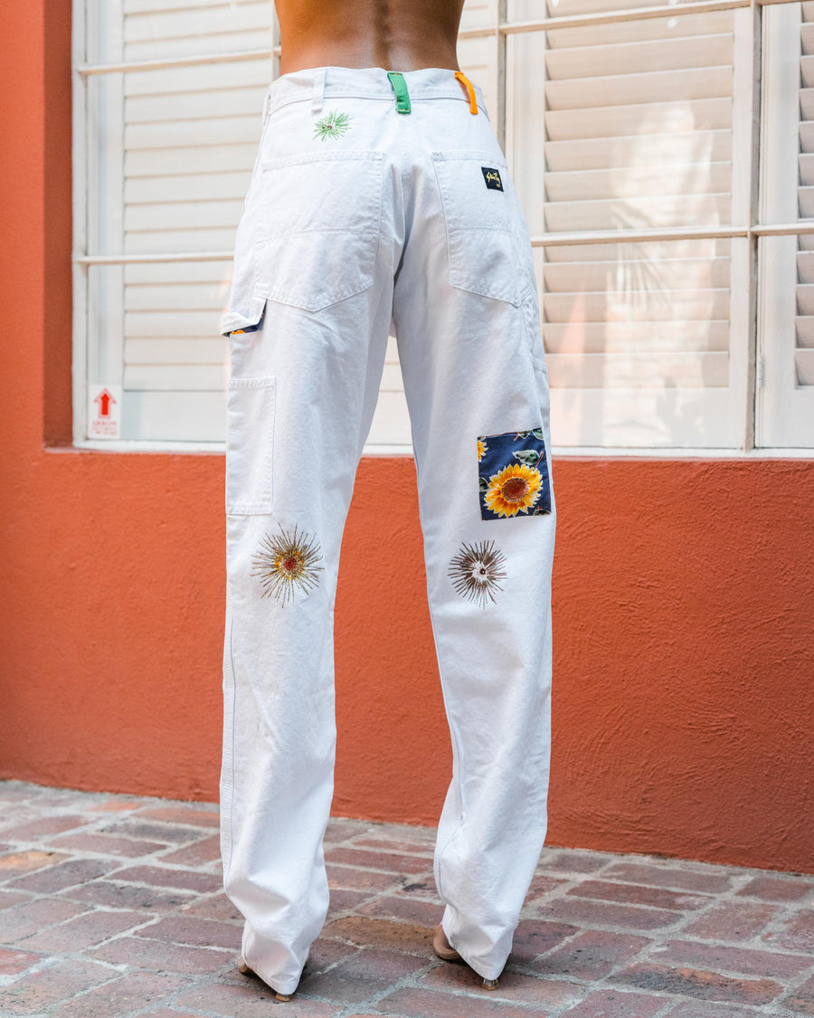 Carpenter Pants in White No.2