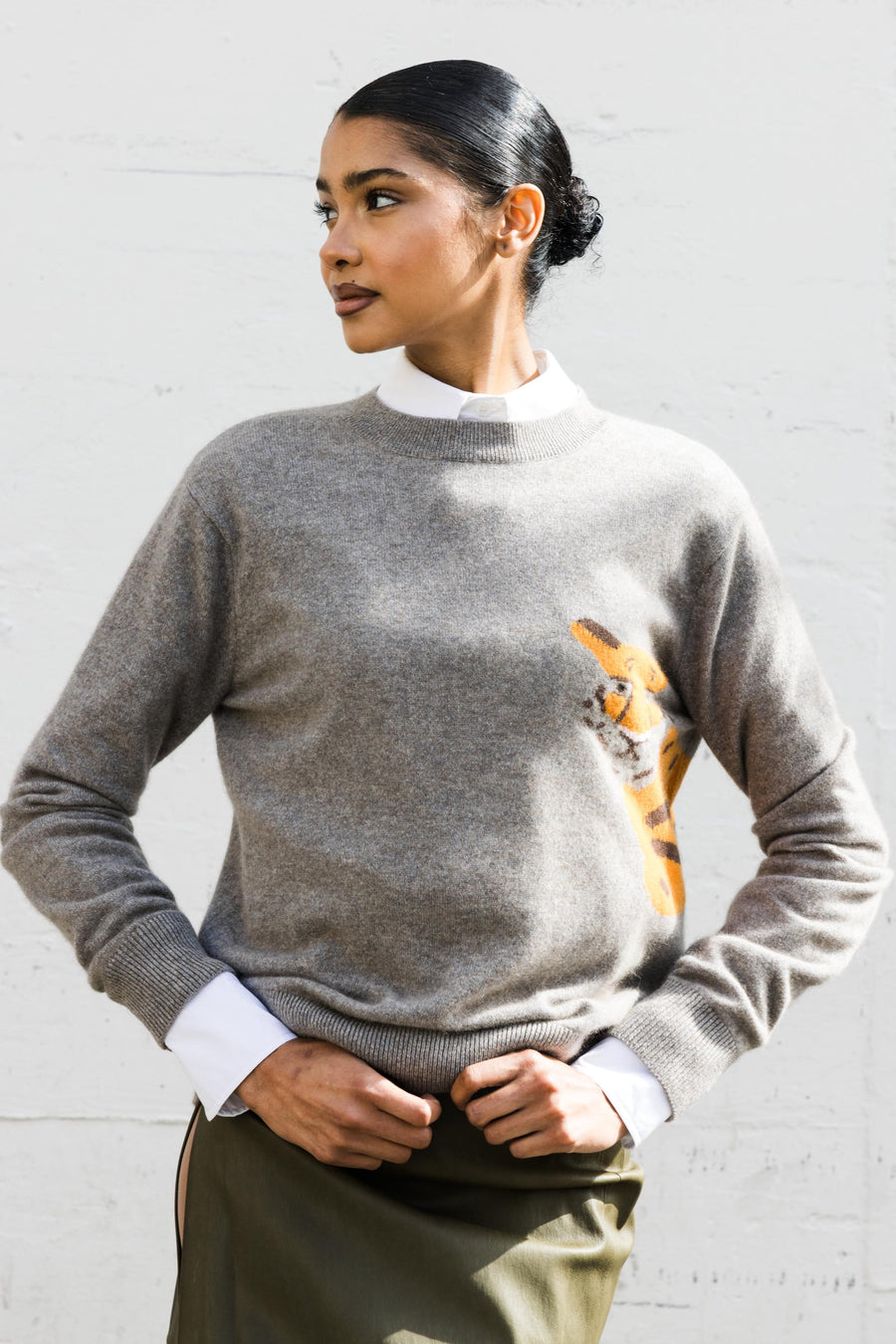 Limited Edition Cashmere Tiger Sweater