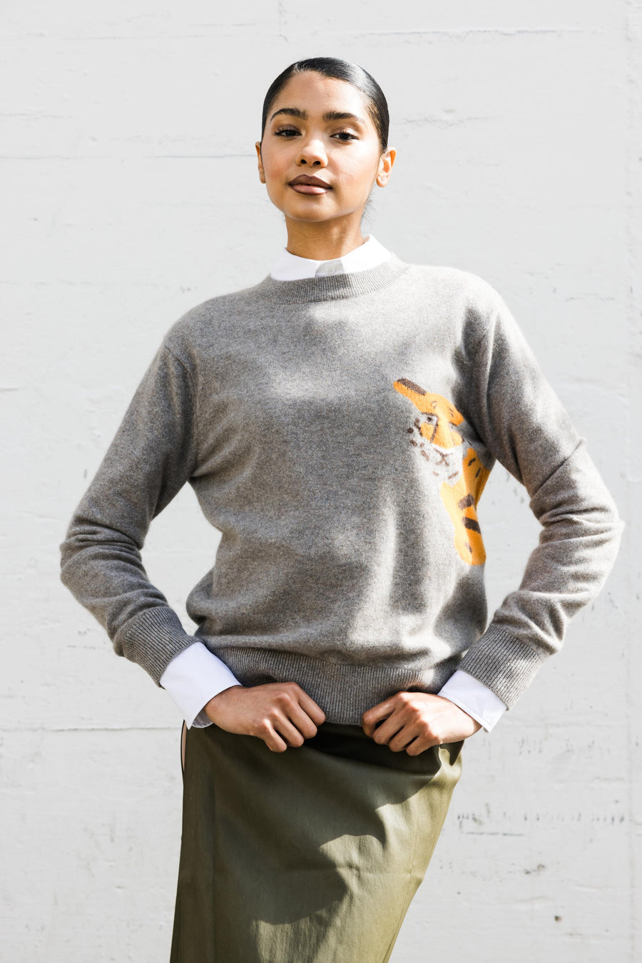 Limited Edition Cashmere Tiger Sweater