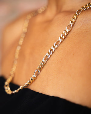 18K Yellow Gold Diamond Chain