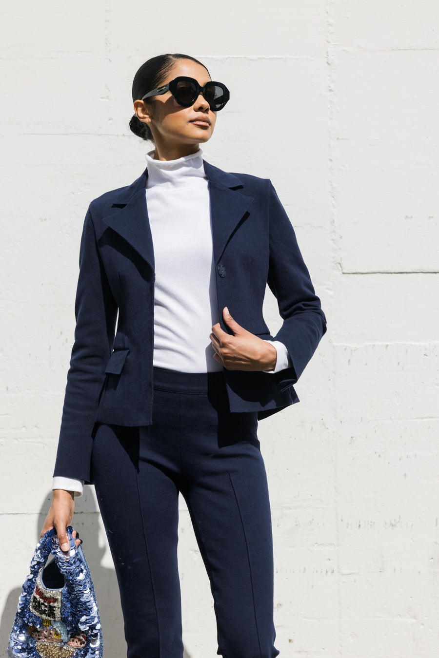 Remita Jacket in Navy