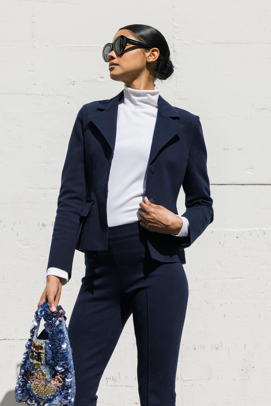 Remita Jacket in Navy