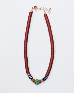 Red Puka Necklace