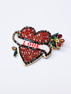 Love Heart Brooch