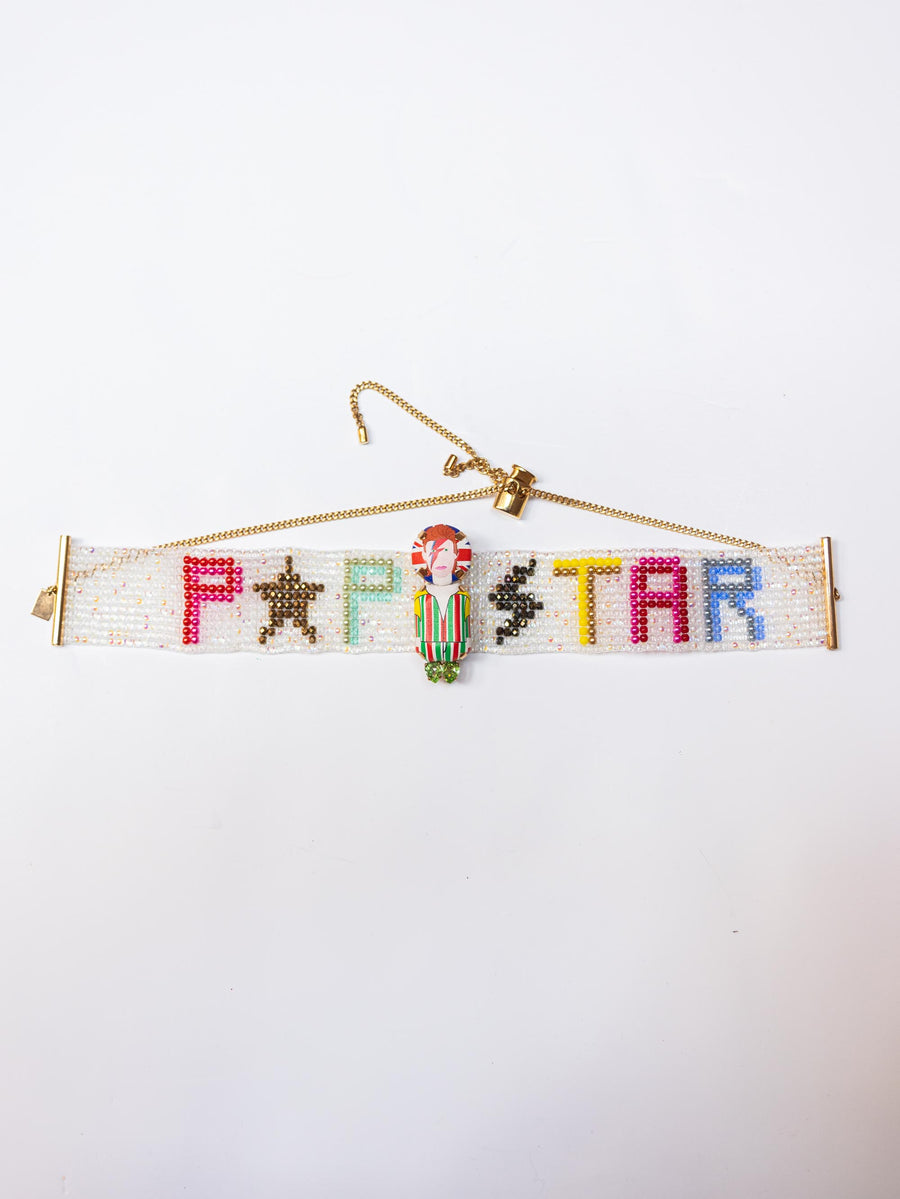 Bowie Pop Star Miyuki Bead Choker