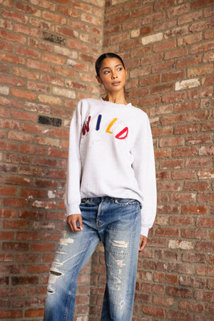 Wild Sweatshirt in Heathered Grey