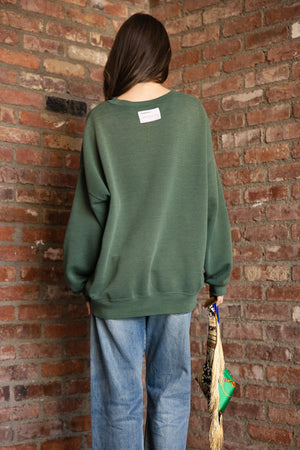 Love Sweatshirt in Olive