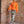 Load image into Gallery viewer, Peace sweatshirt in Orange
