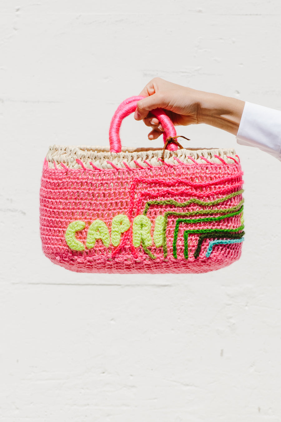 Micro Undercover Basket Capri In Pink