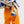 Load image into Gallery viewer, Poser Pant in Bright Orange
